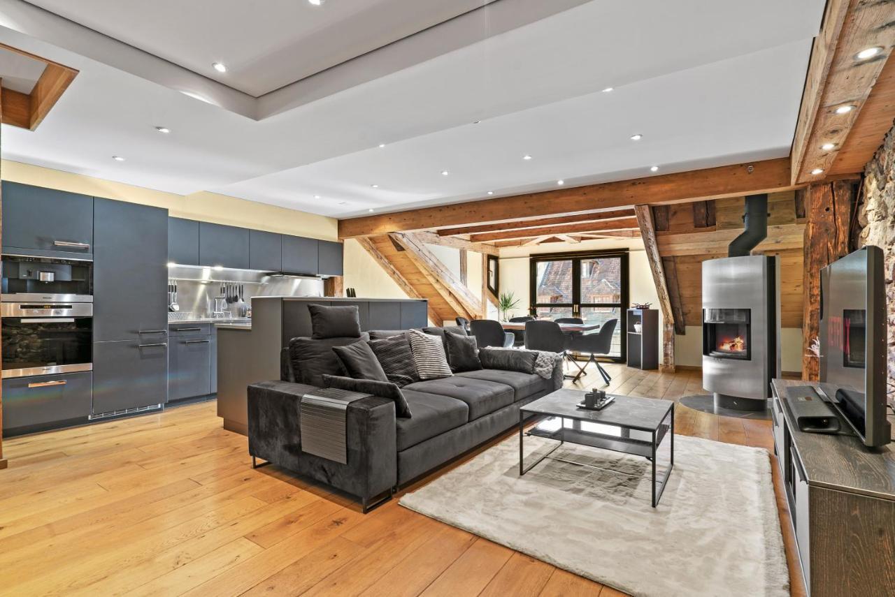 Ferienwohnung A&Y Oldtown Penthouse Loft Luzern Exterior foto
